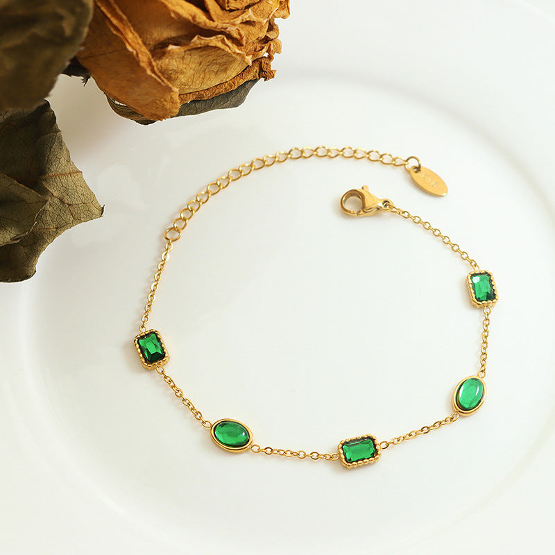 Emerald Glow Bracelet