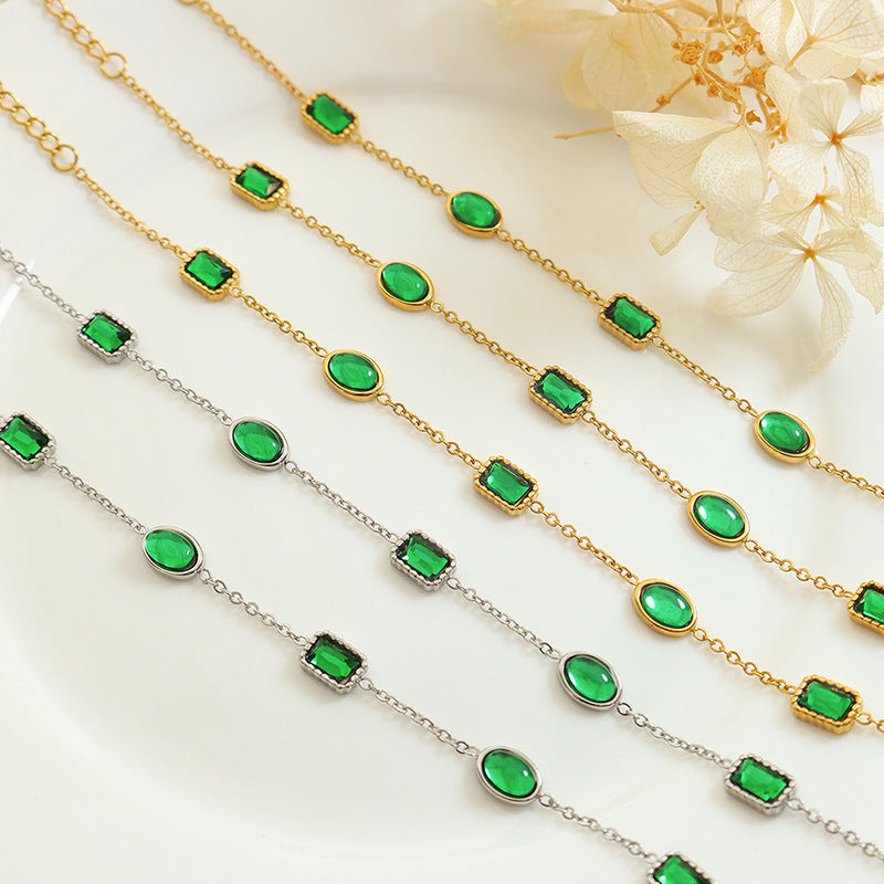 Emerald Glow Bracelet
