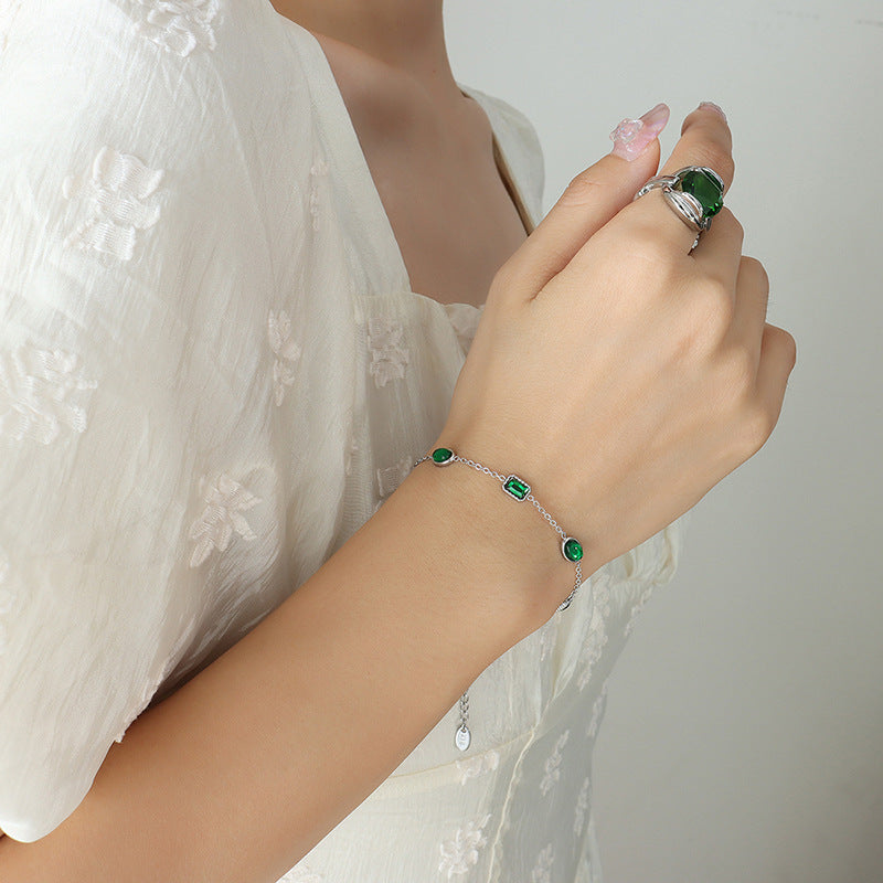 Emerald Glow Bracelet